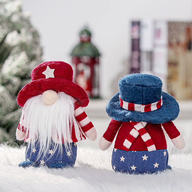 Faceless Doll Show Window Props with Hooded Design - Festive Party Decor