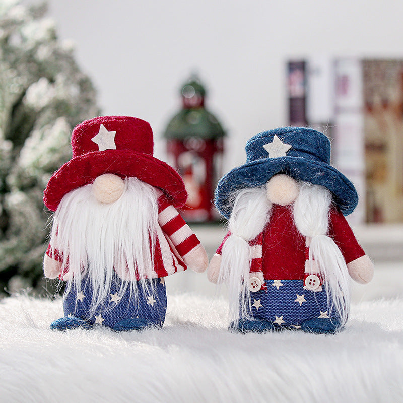 Faceless Doll Show Window Props with Hooded Design - Festive Party Decor