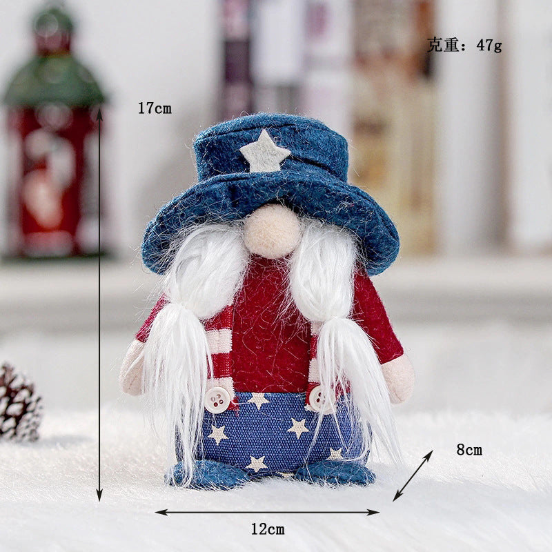 Faceless Doll Show Window Props with Hooded Design - Festive Party Decor