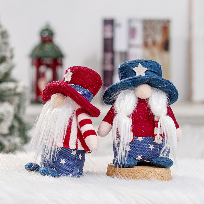 Faceless Doll Show Window Props with Hooded Design - Festive Party Decor
