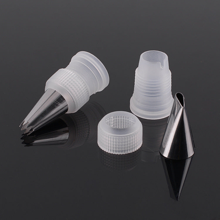 36-Head Stainless Steel Cake Decorating Nozzle Kit - Small