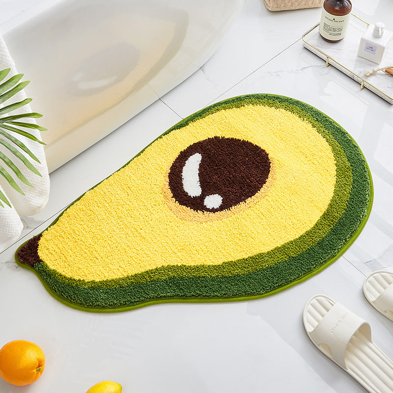 Cute Cartoon Cloud Bath Mat - Non-Slip Shower Rug for Bathroom Entrance