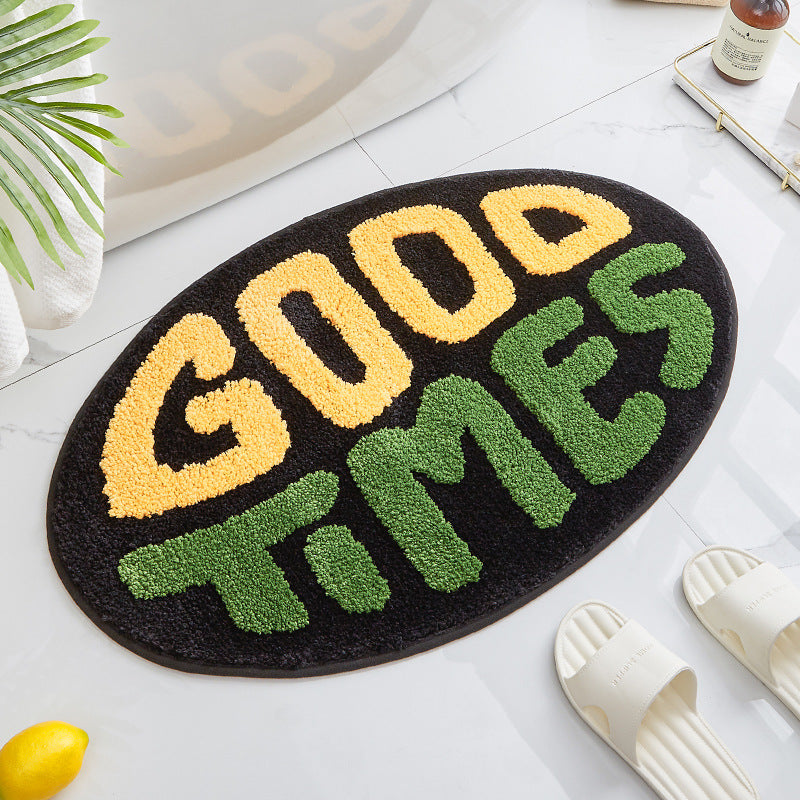 Cute Cartoon Cloud Bath Mat - Non-Slip Shower Rug for Bathroom Entrance