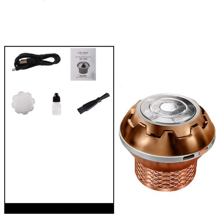 Electric Head Shaver USB Rechargeable Rotary Clipper
