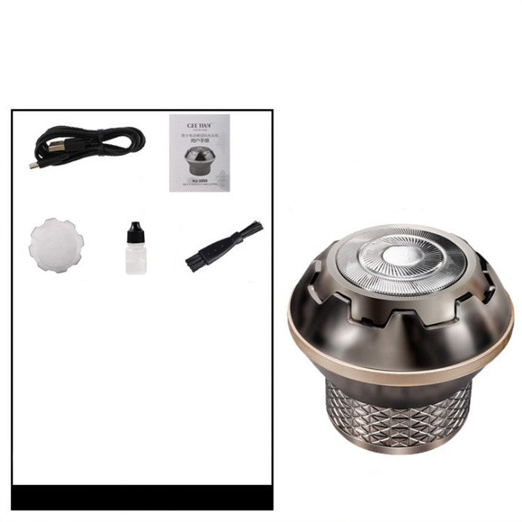 Electric Head Shaver USB Rechargeable Rotary Clipper