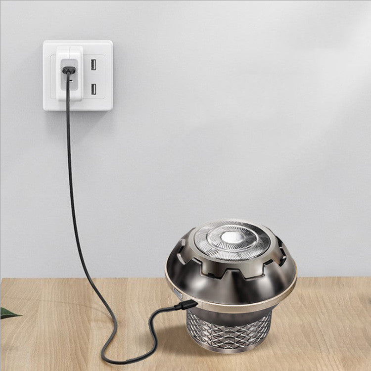 Electric Head Shaver USB Rechargeable Rotary Clipper