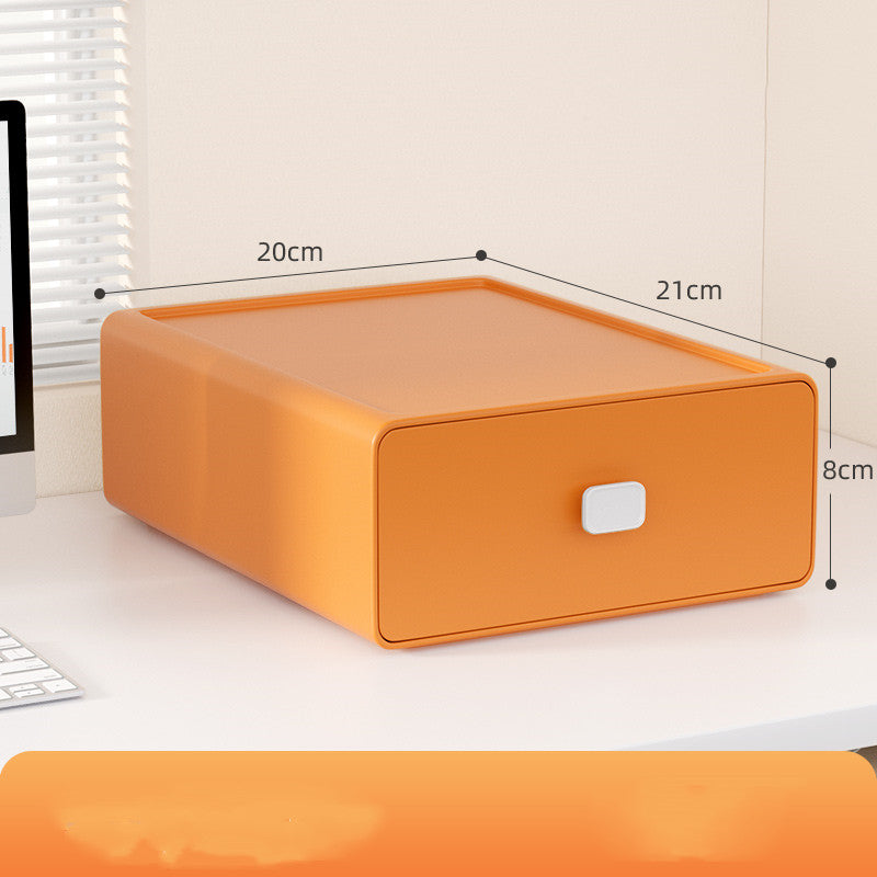 Student Dormitory Stationery Organizer Box for Cosmetics & Makeup Storage
