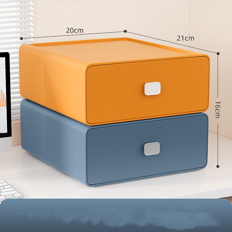 Student Dormitory Stationery Organizer Box for Cosmetics & Makeup Storage