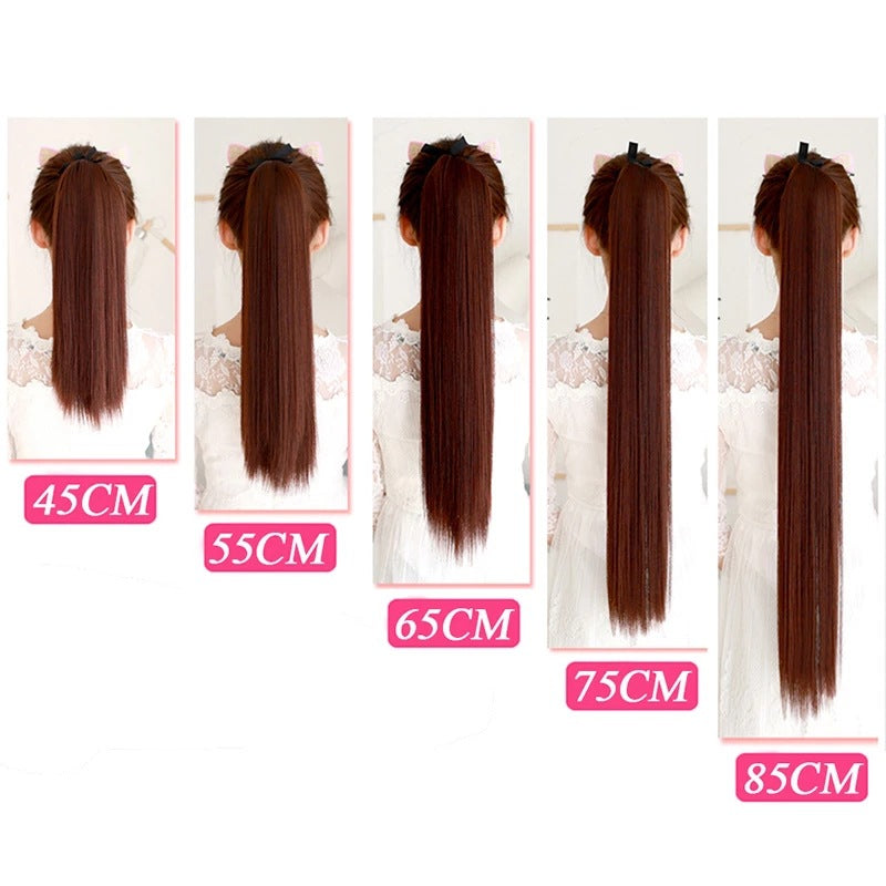 Long Straight Ponytail Wig - 85cm