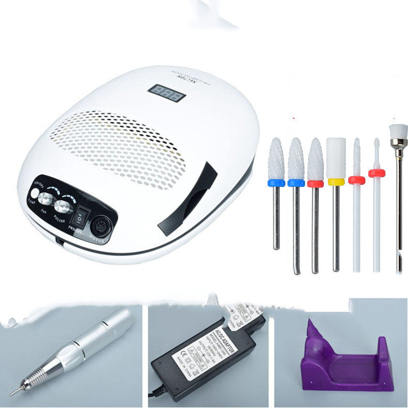 Nail Polisher & Drill Machine Kit with Ceramic Heads