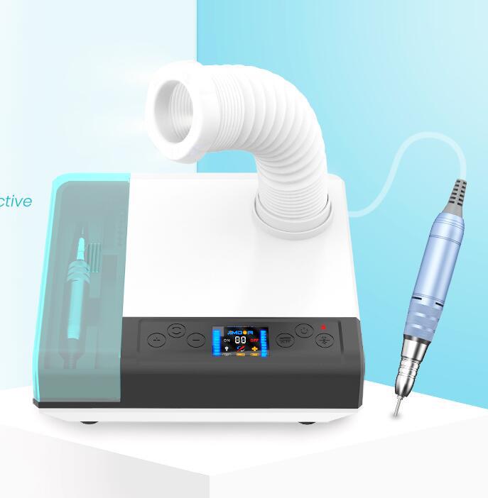Electric Nail Polishing Machine with Vacuum and Lighting - Manicure Kit