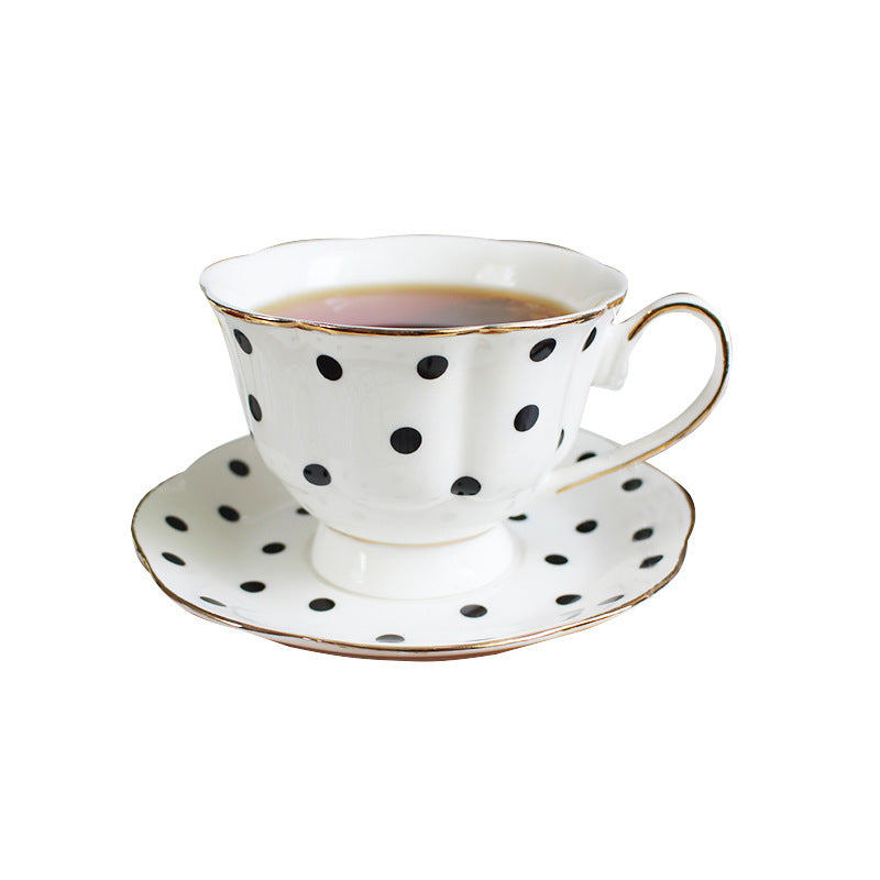 Retro French Countryside Tea Cups Set - Kitchen Dining Tableware