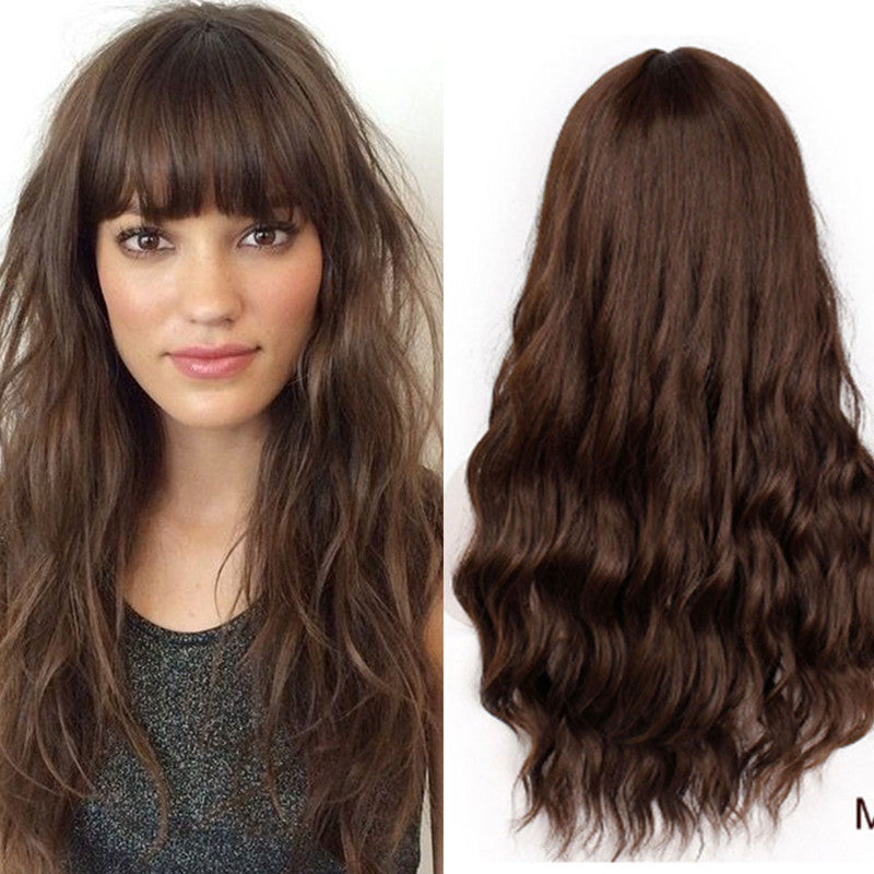 Synthetic Curly Hair Wig - Mid-Length, Multiple Colors