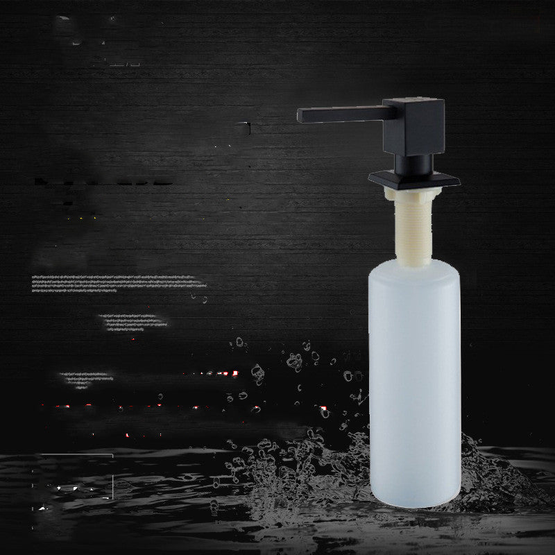 Deck Mounted Square Kitchen Soap Dispenser 350ML - Multiple Colors