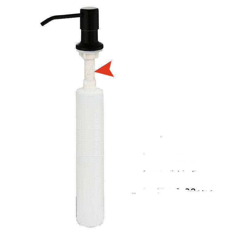 Deck Mounted Square Kitchen Soap Dispenser 350ML - Multiple Colors