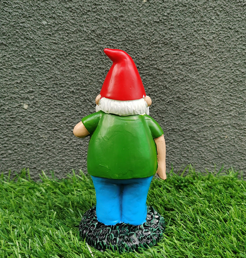 White Beard Dwarf Doll Charm - Medium Resin Decorative Figurine