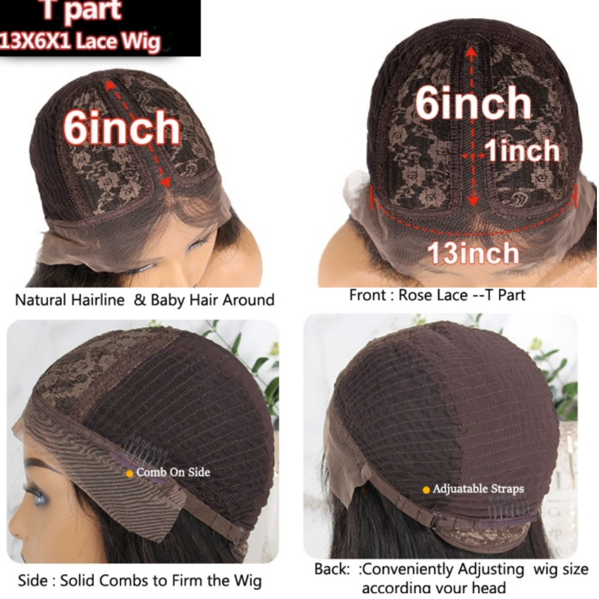 Long Curly Hair Wig - Wine Red