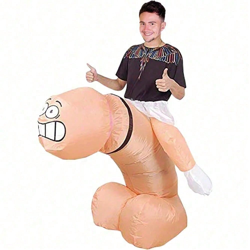 Inflatable Willy Costume for Adults - Hilarious Party Outfit