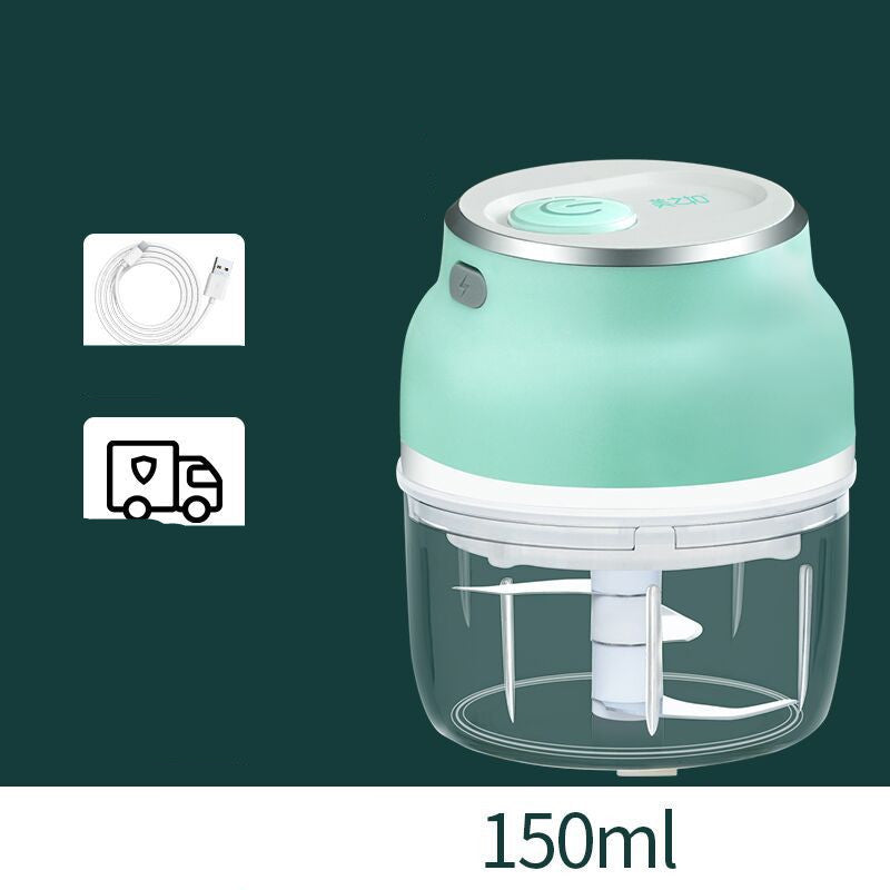Electric Garlic Chopper Mini Food Processor with USB Charging - 150ml & 230ml Variants