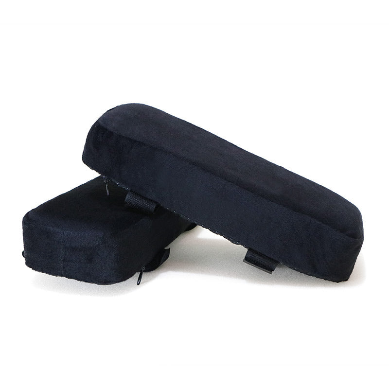 Office Armrest Memory Foam Elbow Pillow Cushion Black 1-2 Pack