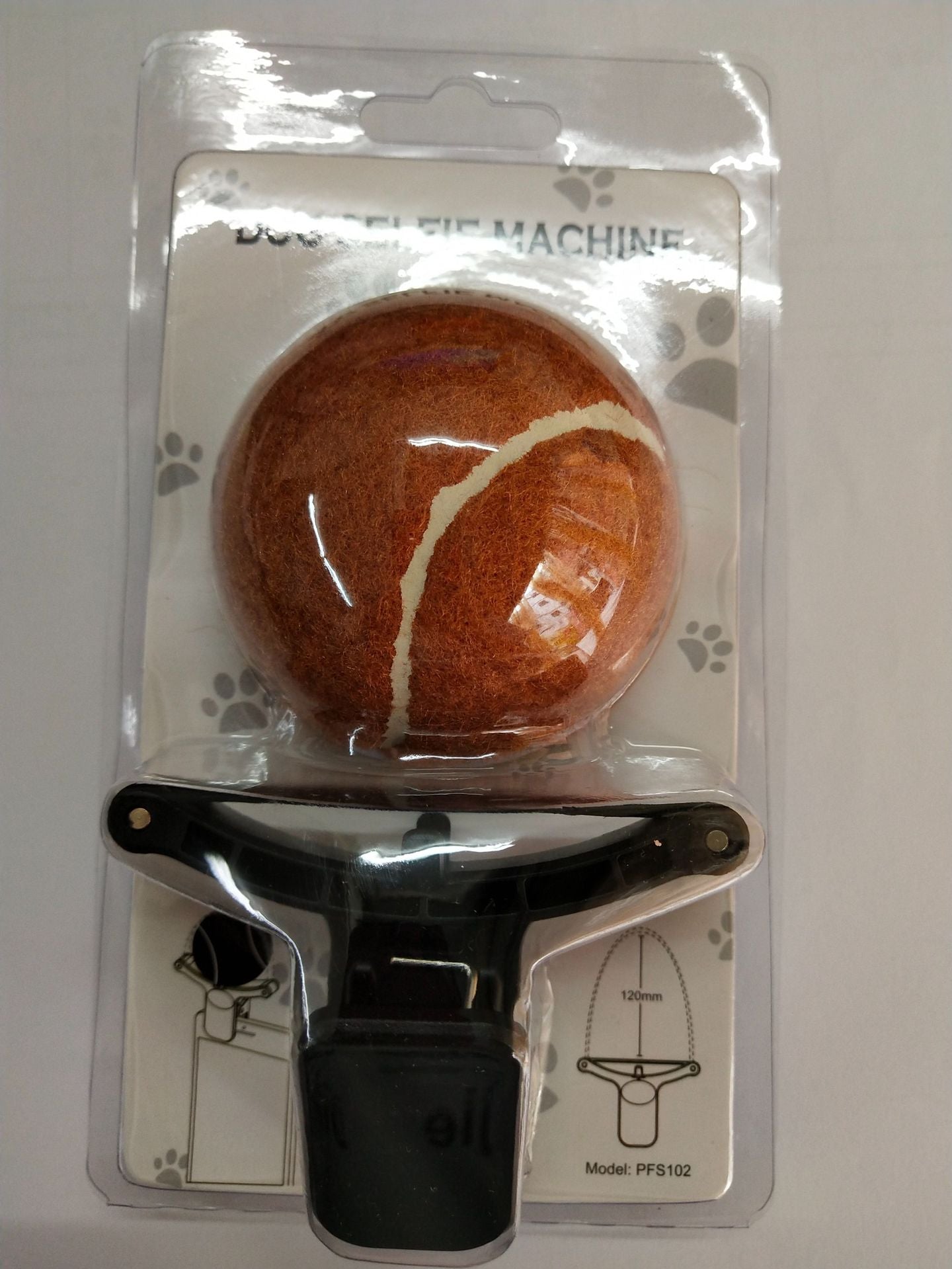 Pet Selfie Artifact Clip Toy for Dog Photos and Play - Green & Brown Variants