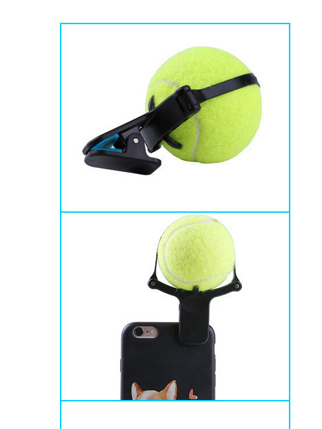 Pet Selfie Artifact Clip Toy for Dog Photos and Play - Green & Brown Variants