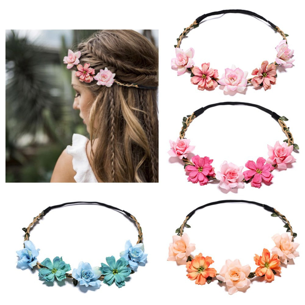 Small Flower Rose Headband for Women Hair Accessory - Multiple Styles