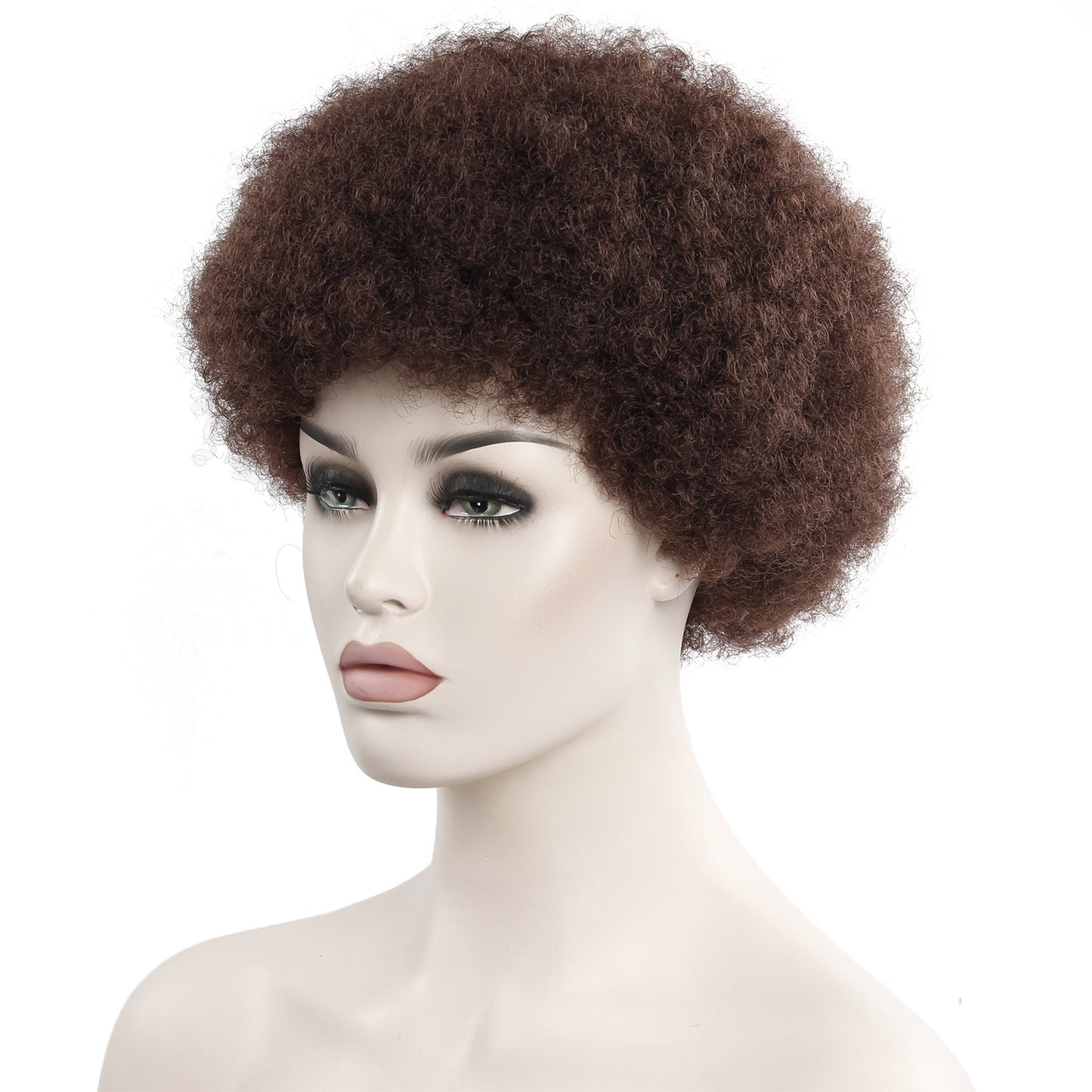 African Curly Synthetic Wig Short Exploded Headgear - Adjustable Color Options