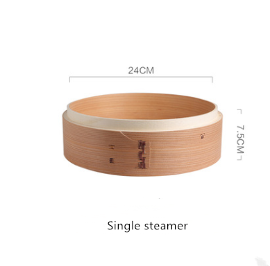 High-Quality Bamboo Steamer 24cm for Cooking & Steaming