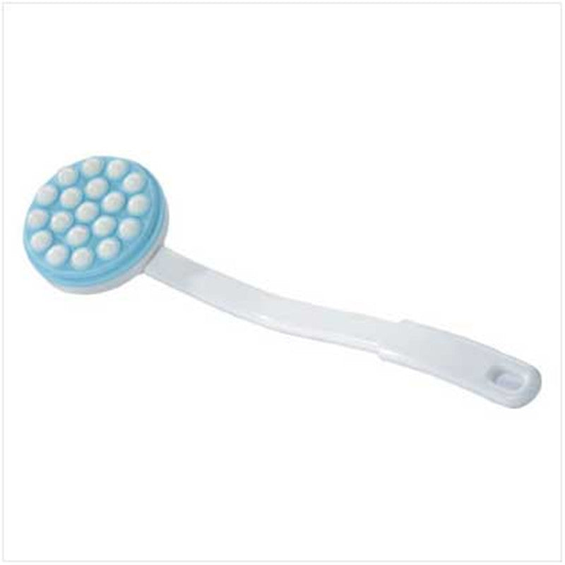 Back Washing Brush with Long Handle for Shower Gel Massage - Blue