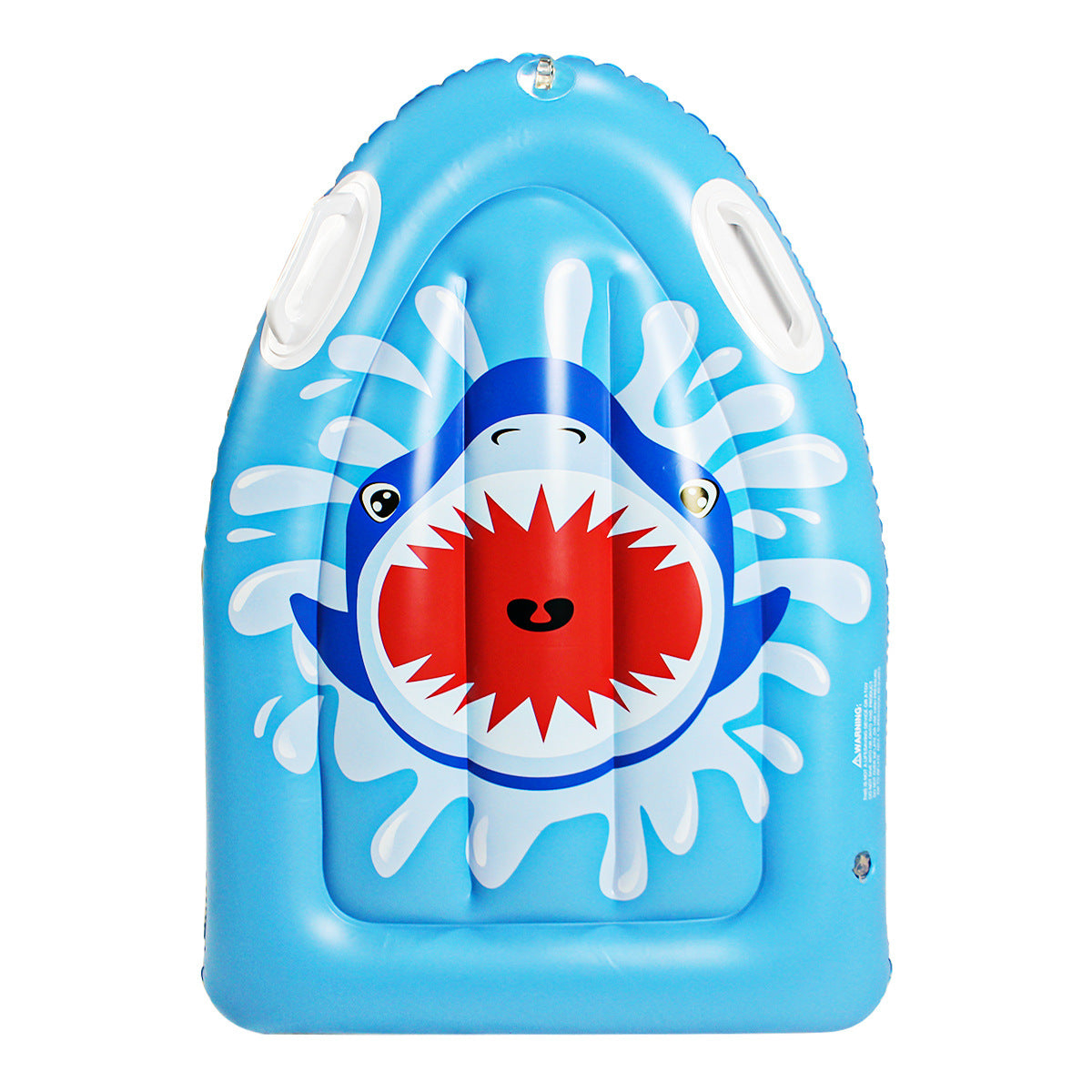 Inflatable Kids Surfboard Shark Kickboard - Portable Swimming Float