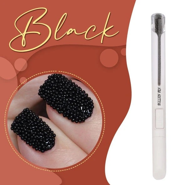 Nail Art Ball Point Drill Pen - Silver Gold Nail Dotting Tool Set