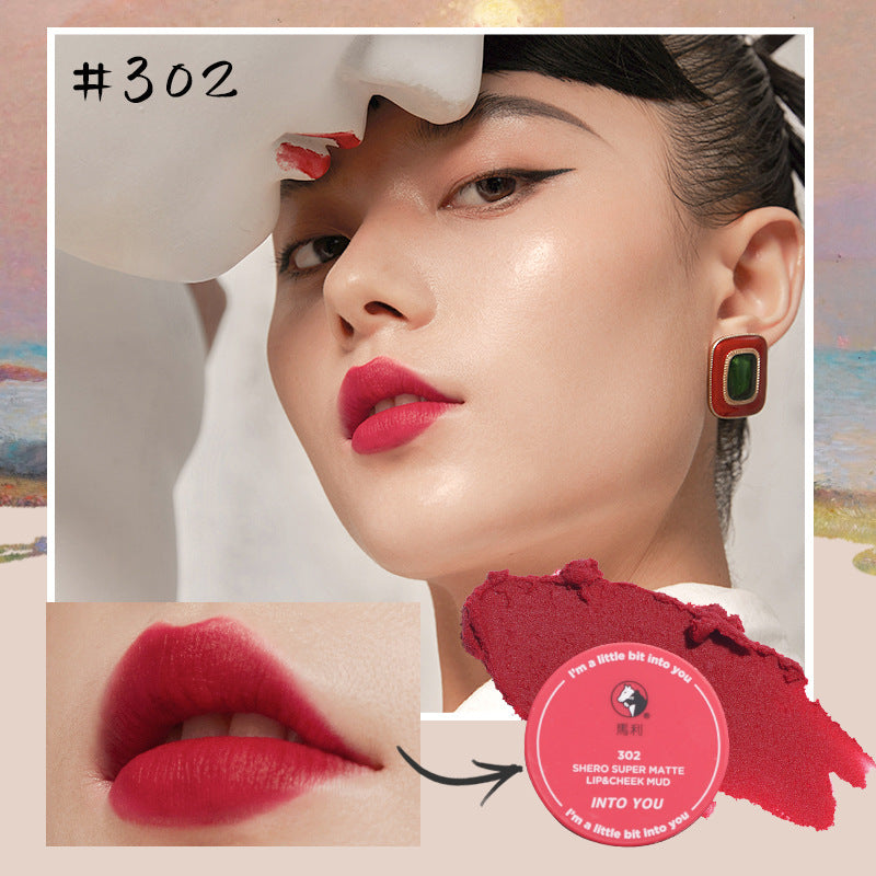 Matte Lipstick Set with Lip Oil - Velvet Finish, Color Options