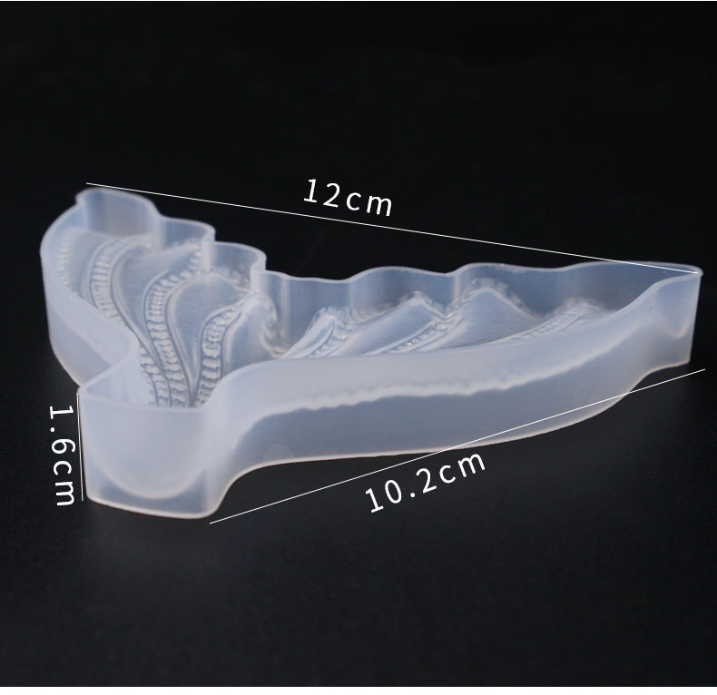 Crystal Epoxy Fish Tail Mold - 3D Silicone Cake Mold for DIY Crafts