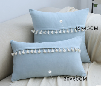 Modern Linen Throw Pillow Cover Cushion Case Home Sofa Bed Decor 30x50cm 45x45cm