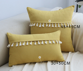 Modern Linen Throw Pillow Cover Cushion Case Home Sofa Bed Decor 30x50cm 45x45cm