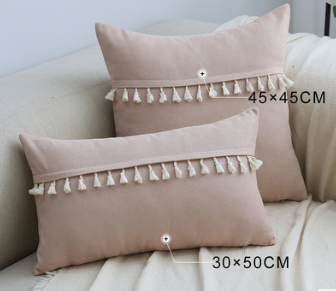 Modern Linen Throw Pillow Cover Cushion Case Home Sofa Bed Decor 30x50cm 45x45cm