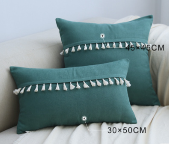 Modern Linen Throw Pillow Cover Cushion Case Home Sofa Bed Decor 30x50cm 45x45cm