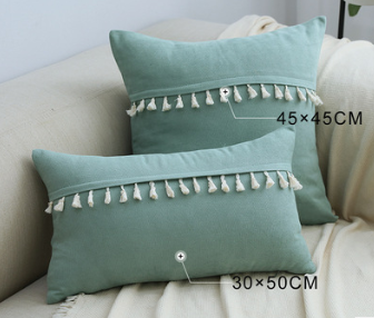 Modern Linen Throw Pillow Cover Cushion Case Home Sofa Bed Decor 30x50cm 45x45cm