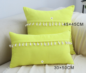 Modern Linen Throw Pillow Cover Cushion Case Home Sofa Bed Decor 30x50cm 45x45cm