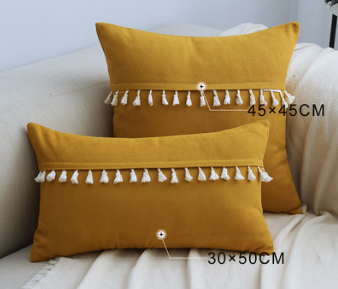 Modern Linen Throw Pillow Cover Cushion Case Home Sofa Bed Decor 30x50cm 45x45cm