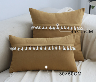 Modern Linen Throw Pillow Cover Cushion Case Home Sofa Bed Decor 30x50cm 45x45cm