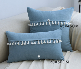 Modern Linen Throw Pillow Cover Cushion Case Home Sofa Bed Decor 30x50cm 45x45cm