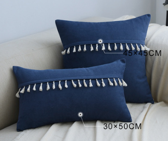 Modern Linen Throw Pillow Cover Cushion Case Home Sofa Bed Decor 30x50cm 45x45cm