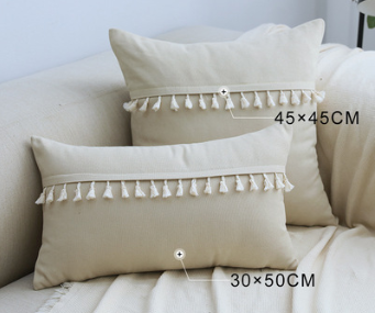 Modern Linen Throw Pillow Cover Cushion Case Home Sofa Bed Decor 30x50cm 45x45cm