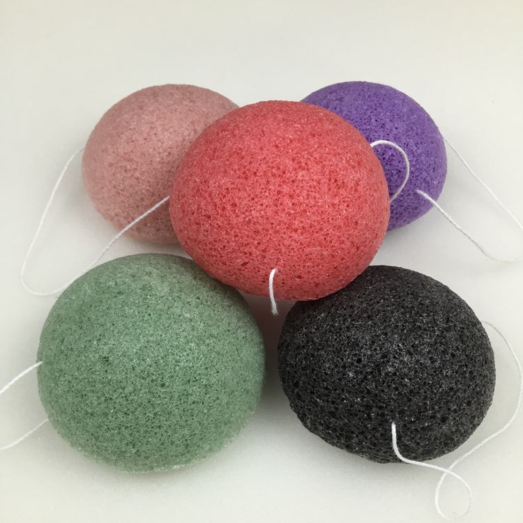 Facial Cleansing Puff Konjac Sponge for Skin Care - Multiple Colors
