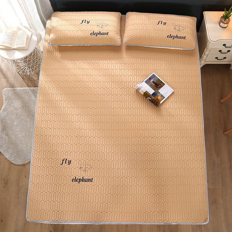 Washable Folding Ice Silk Mat - Multi-Color Home Bedding & Cushion
