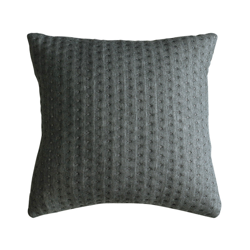 Solid Color Home Cushion Cover - Large Nordic Pillowcase for Sofa & Window