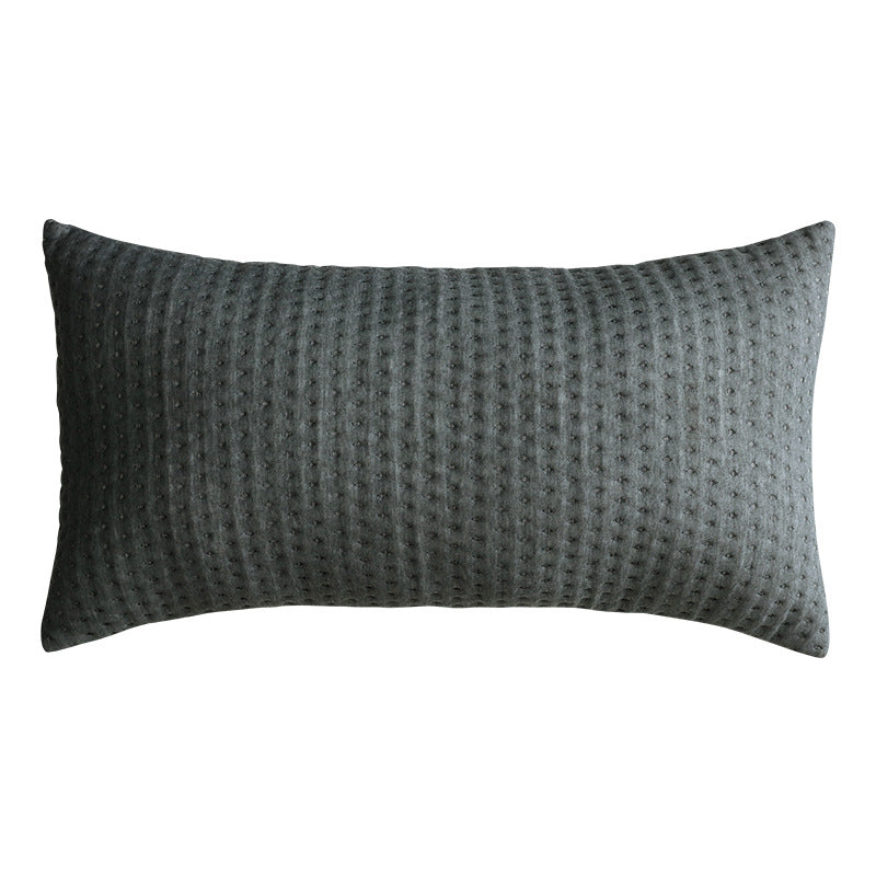 Solid Color Home Cushion Cover - Large Nordic Pillowcase for Sofa & Window
