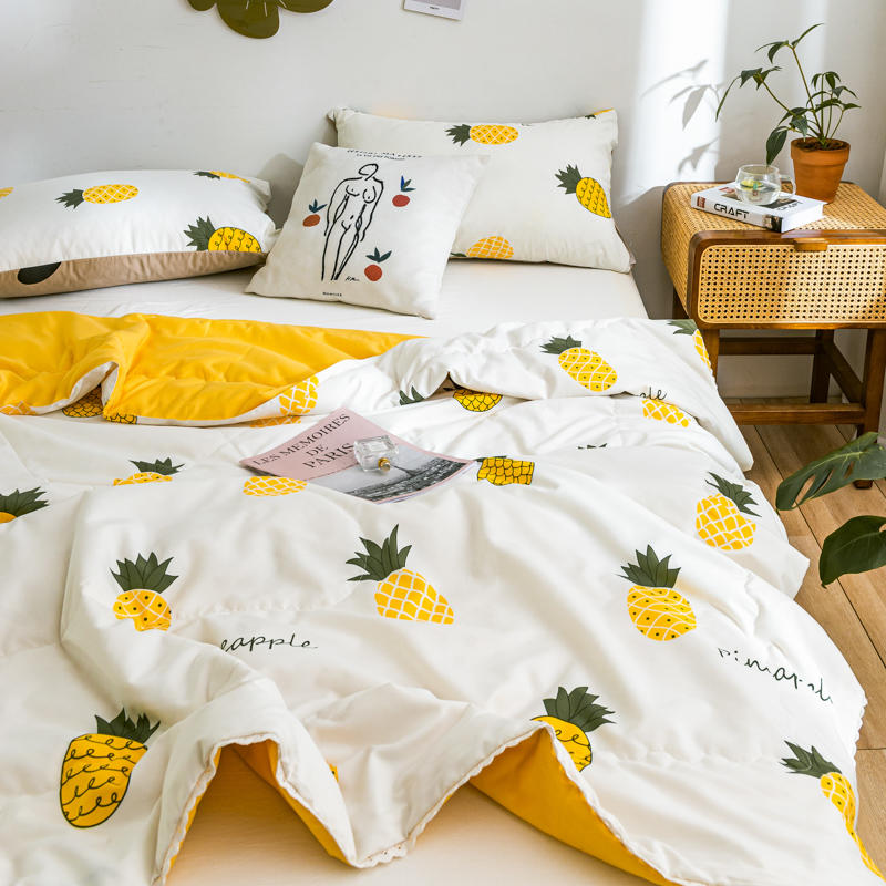 Summer Cotton Rainbow Flower Quilt Cover Set - Multiple Sizes & Styles
